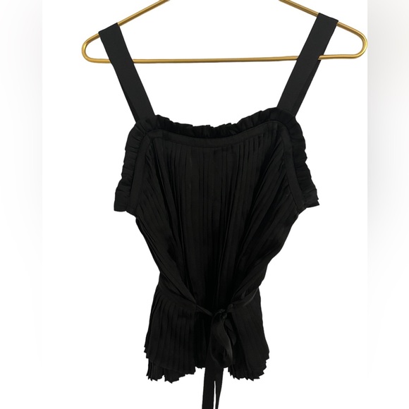 RyeGrass top sleeveless with tie waist and zip back Size S - Picture 2 of 8